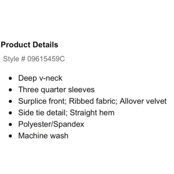 Express Blouse Womens Size Small Burgundy Red Velvet Ribbed Tie Wrap Shirt top - Picture 7 of 13